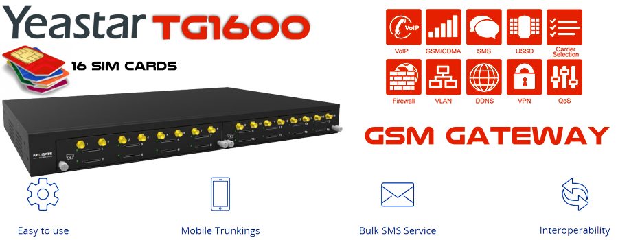 Yeastar TG1600 GSM Gateway Tanzania