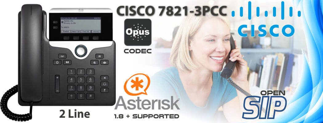 Cisco CP-7821-3PCC Open SIP Phone Tanzania