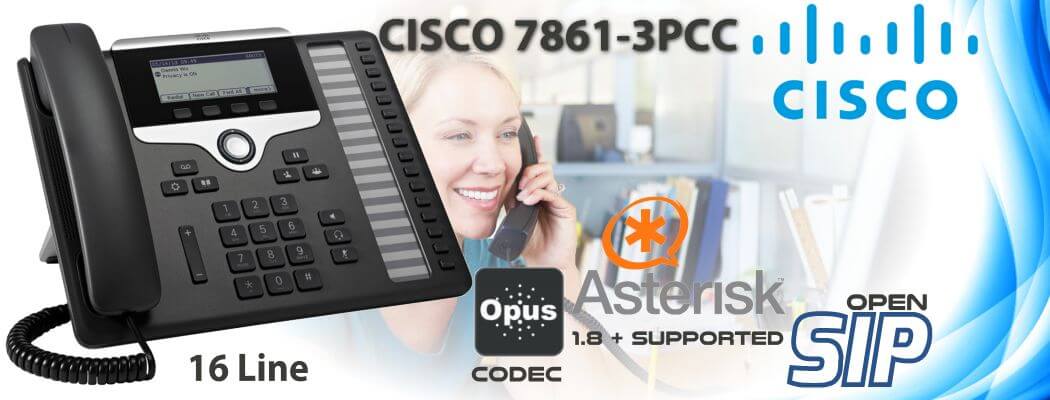 Cisco CP-7861-3PCC Open SIP Phone Tanzania