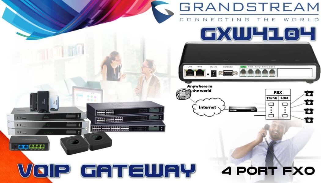 grandstream gxw4104 voip gateway