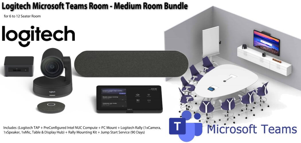 Logitech Microsoft Teams Medium Room Bundle